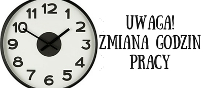 nowe godziny pracy w 2018 roku